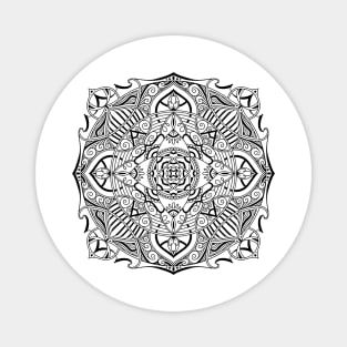 Traditional Mandala Pattern Magnet